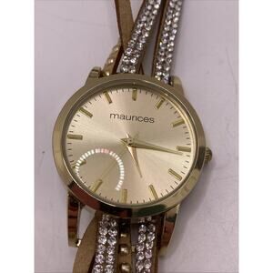 Maurices Cream & Gold Colored Wrap Watch Maurices Cream & Gold Colored Wrap Watch main image 3